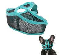 French Bulldog Muzzle Short Snout Dog Muzzle Frenchie Muzzles Short Billed Dogs Muzzles for Flat Faced Dog Anti Bitting Chewing Barking with Adjustable Breathe Mesh Overhead Strap