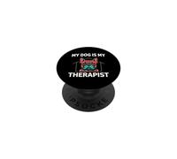 French Bulldog My Dog Is My Therapist PopSockets Adhesive PopGrip