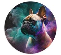 French Bulldog Nebula Jigsaw Puzzles for Adults 1000 Piece Puzzles for Adults Challenging Brain Teaser, Family Activity, Home Decor, 67.5x67.5cm