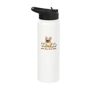 French Bulldog Not All Ducks in a Row Stainless Steel Insulated Water Bottle