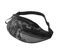 French Bulldog Outdoor Sports Waist Bag & Casual Chest Pack, Adjustable Unisex Fanny Pack for Hiking/Running/Cycling