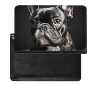 French Bulldog Passport Cover Protector Rfid Blocking Passport Holder Id Card Holder Secure Travel Wallet Organizer for Passport Tickets Credit Cards, style, One Size