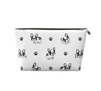 French Bulldog Paw, Makeup Bag Cosmetic Bag Portable Travel Toiletry Bag Pencil Case Toiletry Pouch