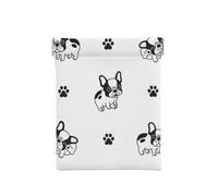 French Bulldog Paw, Squeeze Top Wallet Women Storage Bag Small Coin Purse Change Pouch