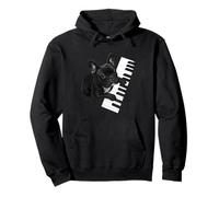 French Bulldog Playing Piano Pianist Dog Lover Pullover Hoodie