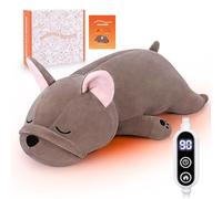 French Bulldog Plush Heating Pad Heat Pad for Pain Relief, Heated Pad Unisex Heating Pad Cramps Cuddly Plush Cover Heat Pad for Neck Shoulder Back, Animal Shaped Heated Pad