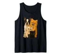 French Bulldog Pomeranian Exotic Shorthair Munchkin Cat Tank Top