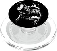 French Bulldog Portrait on Chest PopSockets PopGrip for MagSafe