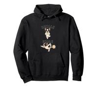 French Bulldog practicing yoga inhale - exale DIGOR funny Pullover Hoodie