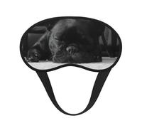 French Bulldog Print Adjustable Eye Cover for Sleeping, Comfortable, Pressure-Free and Breathable Sleeping Masks