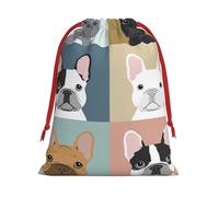 French Bulldog Print Comfortable Gift Lightweight Bag Easy Clean Storage Bags Reusable Multipurpose Use