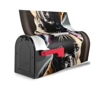 French Bulldog Print Decorative Waterproof Mailbox Cover Magnetic Mailbox Wraps Cute Festive Home Decor