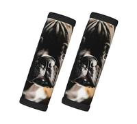 French Bulldog Print Handles Protection Luggage Handle Wrap Grips 2 Packs Suitcase Identifiers Soft Grip