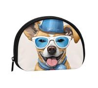 French Bulldog Print Portable Mini Storage Bag Shell Shaped Wallet Small Coin Wallet Shell Storage Bag