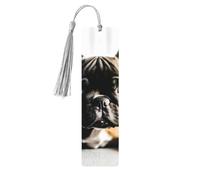 French Bulldog Print Wooden Bookmarks Beautiful Notebook Accessories for Men Women Book Lovers