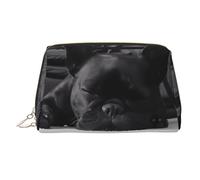 French Bulldog Printed Hand-held Zipper Cosmetic Bag Large Travel Toiletry Bag Suitable for Home and Travel