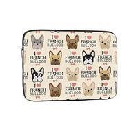 French Bulldog Printed Laptop Sleeve Case 17 Inch - Protective Laptop Cover Bag Shockproof Notebook Computer Bag For Men And Women