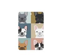 French Bulldog Printing 10 Pcs Car Air Freshener Fragrant Sheets,Car Hanging Accessories With Strings For Decor
