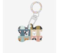 French Bulldog Printing Bone Shaped Dog Tag Pet Id Tags,Acrylic Dog Tags Cat Tags with Ring for Dog Cat,Pendant Crafts