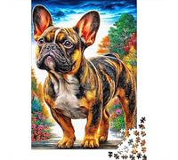 French Bulldog Puzzles 1000 Piece. Puzzle Impossible, Puzzle Family Activity Puzzles Game 70x50cm/1000pcs