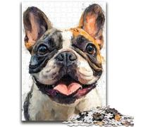 French Bulldog Puzzles for Teenagers Teens 1000pc Puzzle,Learning Educational Toy for Is Ideal As A Gift for The Whole Family (38x26cm)
