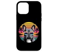 French Bulldog Rainbow Sunglasses Beach Sunset Vibes Case for iPhone 12 mini