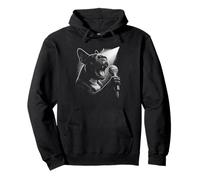 French Bulldog Singing Vocalist Singer Dog Lover Pullover Hoodie