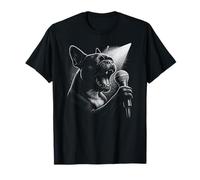 French Bulldog Singing Vocalist Singer Dog Lover T-Shirt