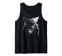 French Bulldog Singing Vocalist Singer Dog Lover Tank Top
