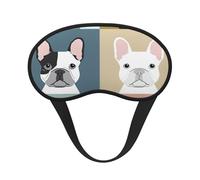French Bulldog Sleeping Mask for Adults Blackout, Comfortable Eye Mask Blocking Light for Travel, Yoga