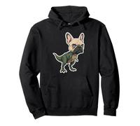 French Bulldog T Rex Funny Dinosaursaur Pullover Hoodie