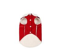 French Bulldog & Teddy Winter Coat - Thick Cotton Vest With Lapel Collar(Winered,Q1.5-2.5kg)