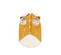 French Bulldog & Teddy Winter Coat - Thick Cotton Vest With Lapel Collar(Yellow,Q1.5-2.5kg)