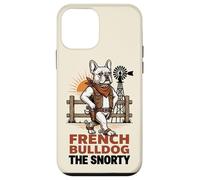 French Bulldog The Snorty Funny Cowboy Dog Western Meme Case for iPhone 12 mini