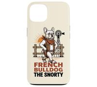 French Bulldog The Snorty Funny Cowboy Dog Western Meme Case for iPhone 13