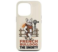 French Bulldog The Snorty Funny Cowboy Dog Western Meme Case for iPhone 13 Pro
