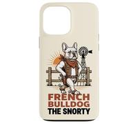 French Bulldog The Snorty Funny Cowboy Dog Western Meme Case for iPhone 13 Pro Max