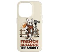 French Bulldog The Snorty Funny Cowboy Dog Western Meme Case for iPhone 14 Pro