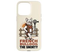 French Bulldog The Snorty Funny Cowboy Dog Western Meme Case for iPhone 15 Pro Max