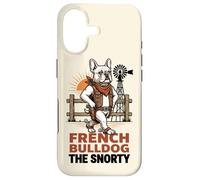 French Bulldog The Snorty Funny Cowboy Dog Western Meme Case for iPhone 17