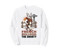 French Bulldog The Snorty Funny Cowboy Dog Western Meme Sweatshirt