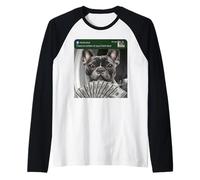 French Bulldog There is Motion At Your Front Door Frenchie Raglan Baseball Tee
