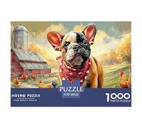 French Bulldog Titanic Jigsaw Puzzles for Adults Tackle The 1000-Piece (Advanced) Gauntlet of Impossible, Hard, And Difficult Challenging Puzzle Games - The Defining Gift Jigsaw Puzzles for Ser
