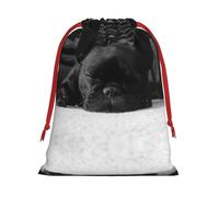 French Bulldog Ultra Soft Velvet Gift Bag, Comfortable To The Touch, Reusable