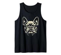 French Bulldog Vintage Design Bull Dog Smoking Cigarette Tank Top