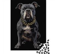 French Bulldog Wooden Jigsaw Puzzles for Adults 1000 Piece Puzzles Rectangular Puzzle And Home Decor And Family Game 1000pcs (75x50cm)