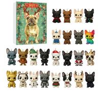 French Bulldog Xmas Countdown Calendar for Dog Lovers Pet Parents (B)