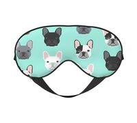 French Bulldog1 Print Versatile Eye Mask Full Coverage Sleep Aid Lightweight Breathable Travel Camping