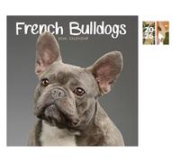 French Bulldogs Mini Calendar 2026 + FSC ECO-FRIENDLY DIARY