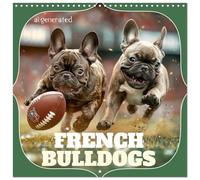 French Bulldogs (Wall Calendar 2026 12" x 24" / 30 x 60 cm (open)) CALVENDO 12 Month Wall Calendar